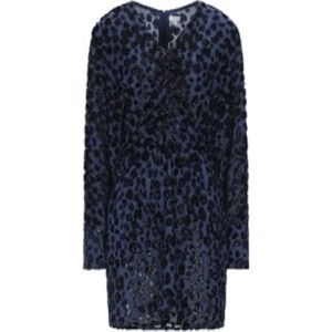 Lala Berlin NWT Deina Velvet Leopard Jacquard in Midnight Size L